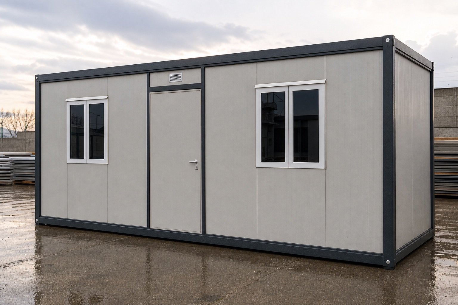 3x7 Şantiye Tipi İki Oda Wc Konteyner Ankara